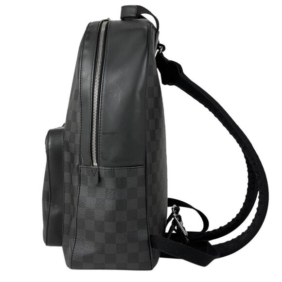 Louis Vuitton Josh Backpack Daypack Rucksack Damier Graphite Black - Picture 2 of 9
